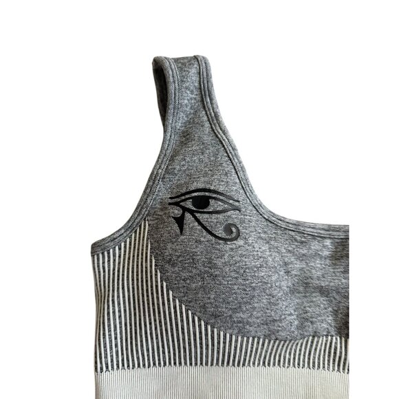 YAZ Gray Colorblock Horus Sports Bra Size Large NEW NWT - Picture 7 of 9
